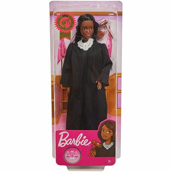 2019 Barbie Career Of The Year Judge Aa Doll African American Fxp43 New Nrfb!!