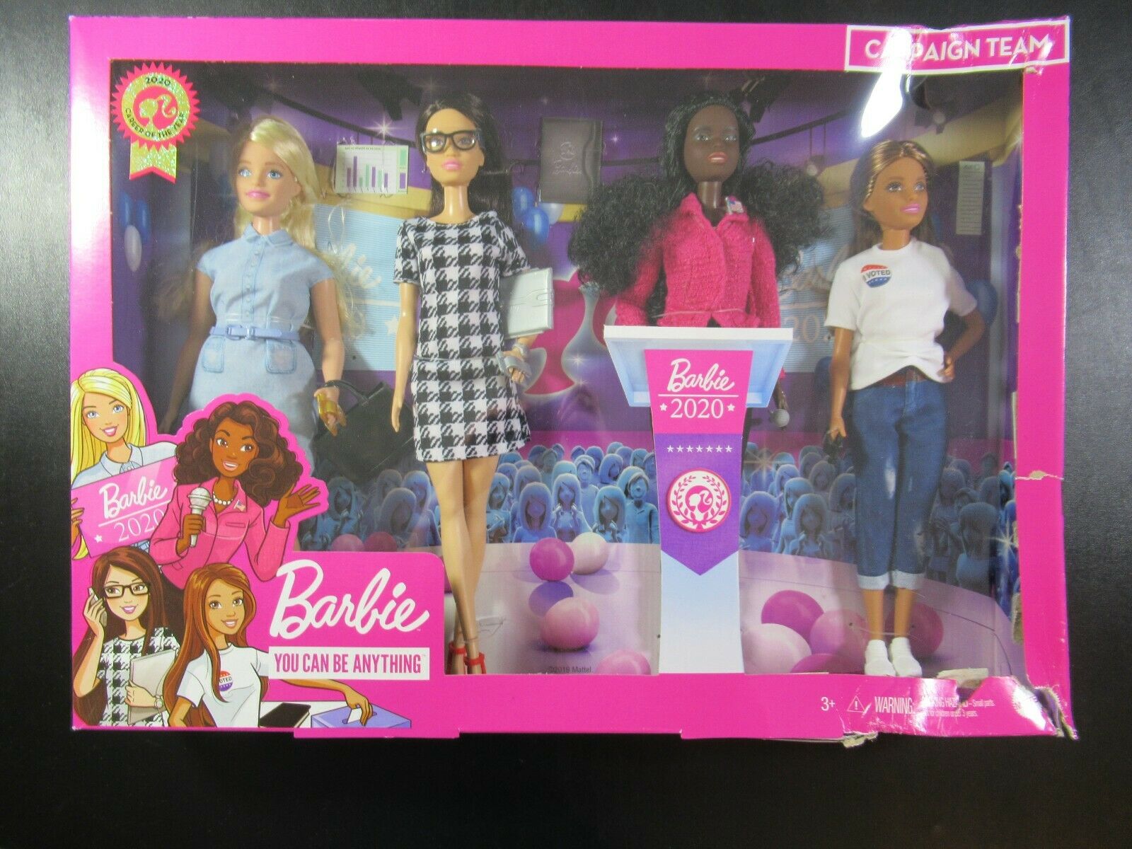 Mattel Barbie Career Of The Year Campaign Team 2020 Giftset Package Wear