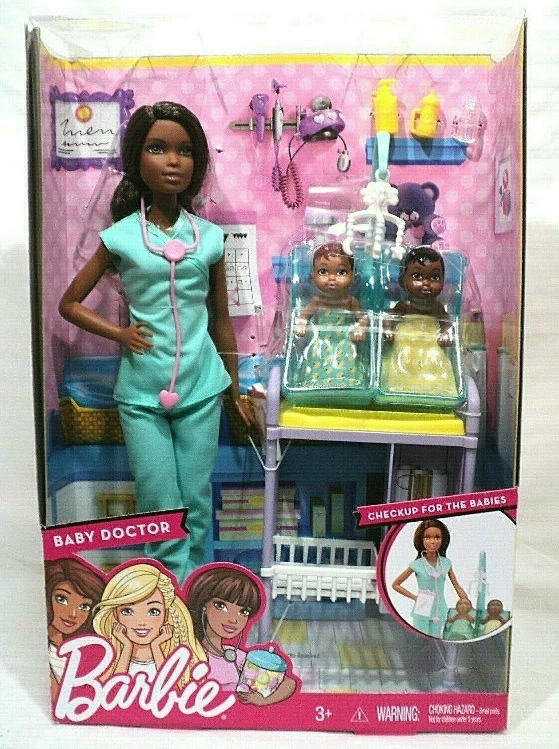 Barbie Career Baby Doctor Checkup For The Babies Dvg12 Bnib